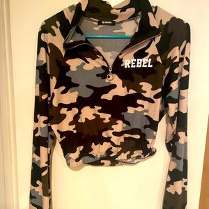 Cropped “Rebel” Sweater